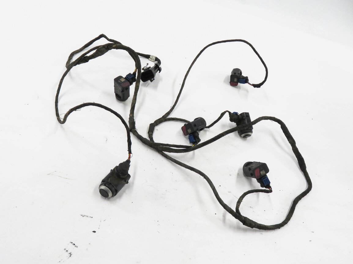 Thumbnail 2: 2009 MERCEDES GL320 (X164) FRONT PDC PARK DISTANCE SENSOR SET w/ HARNESS (BLACK)