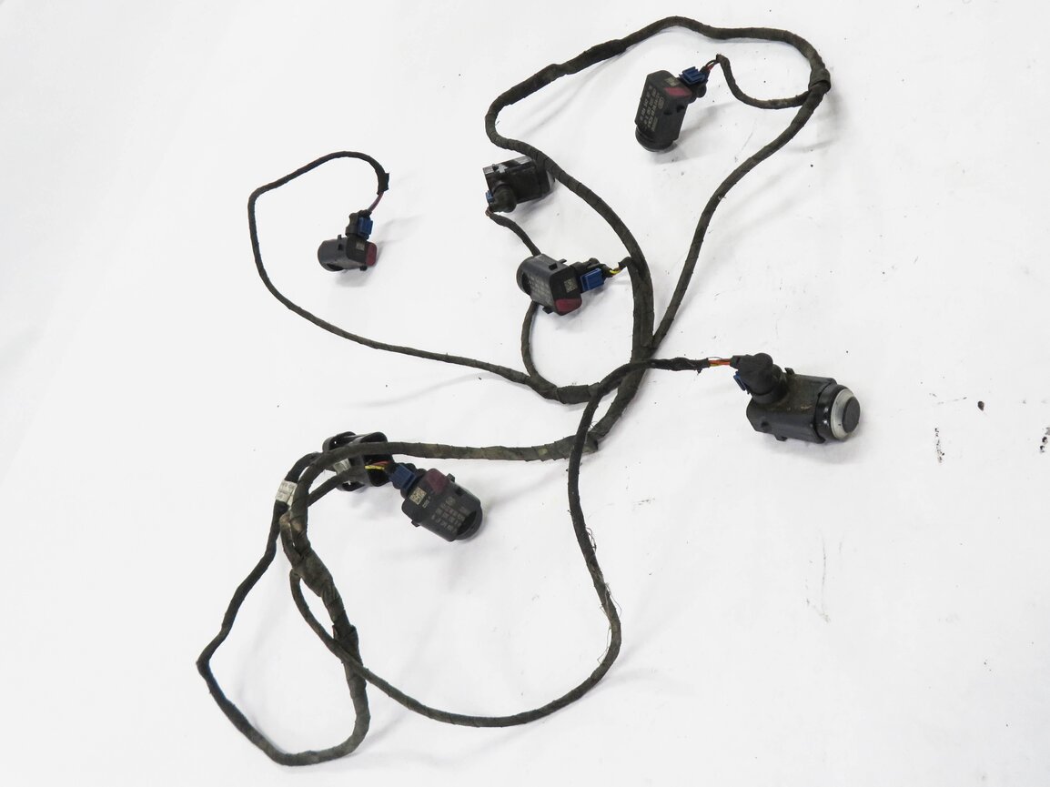 Thumbnail 3: 2009 MERCEDES GL320 (X164) FRONT PDC PARK DISTANCE SENSOR SET w/ HARNESS (BLACK)