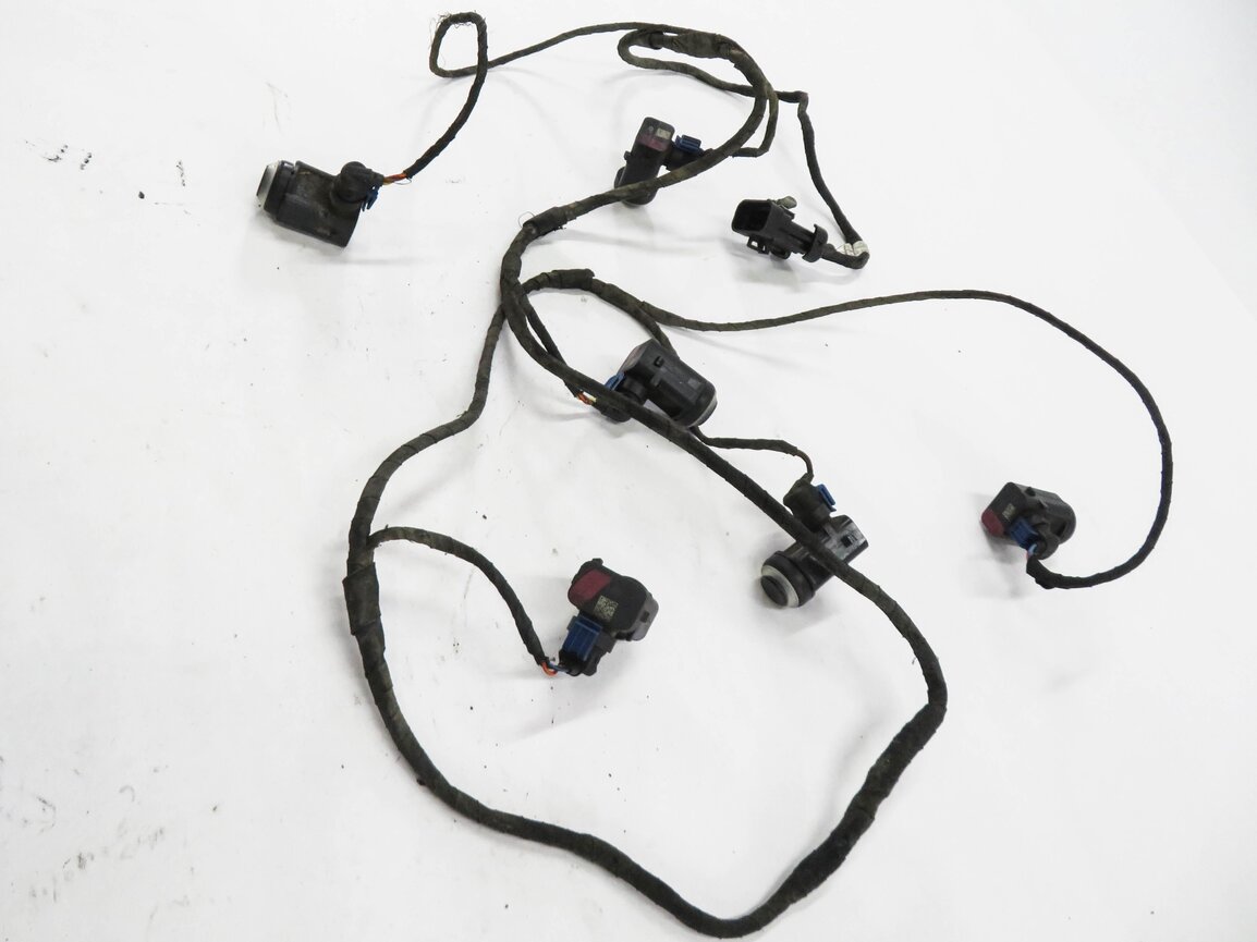 Thumbnail 4: 2009 MERCEDES GL320 (X164) FRONT PDC PARK DISTANCE SENSOR SET w/ HARNESS (BLACK)