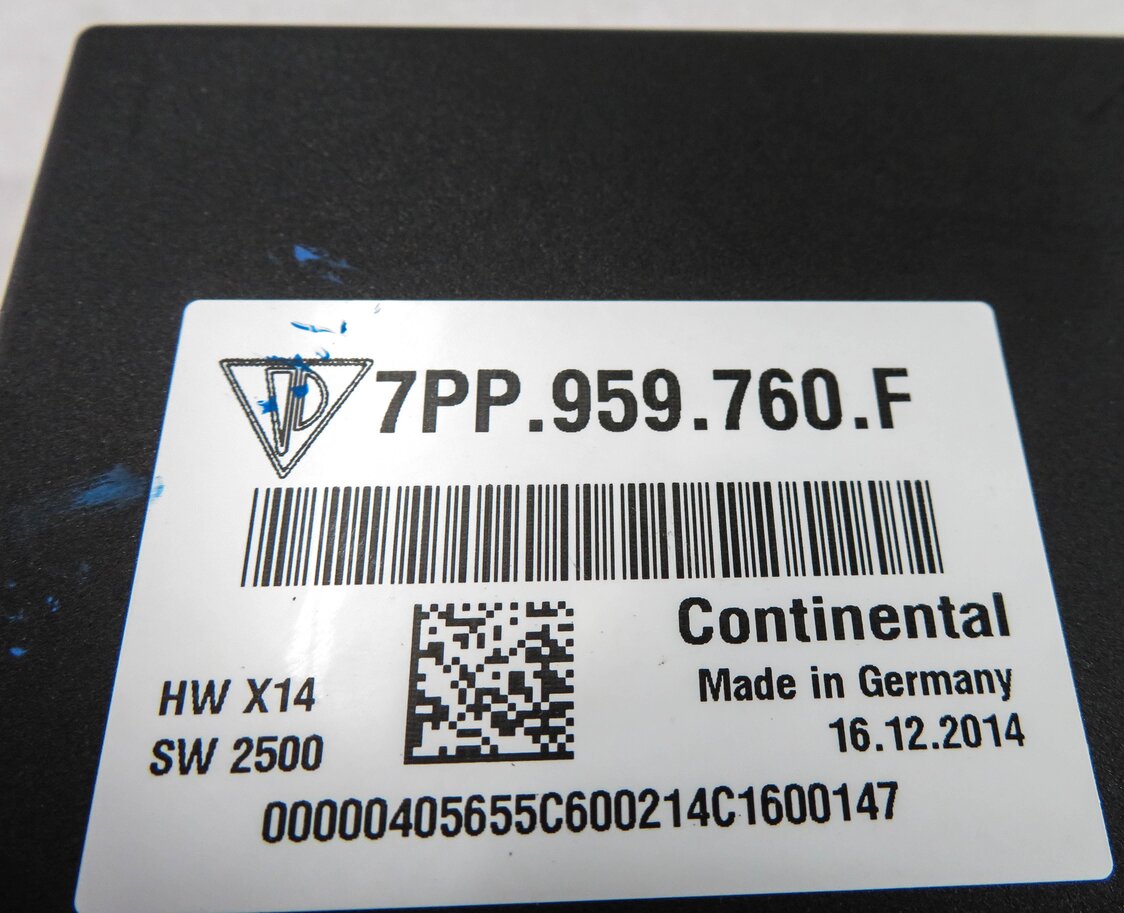 Thumbnail 6: 2016 PORSCHE CAYENNE (958) RIGHT FRONT PASSENGER SEAT CONTROL MODULE