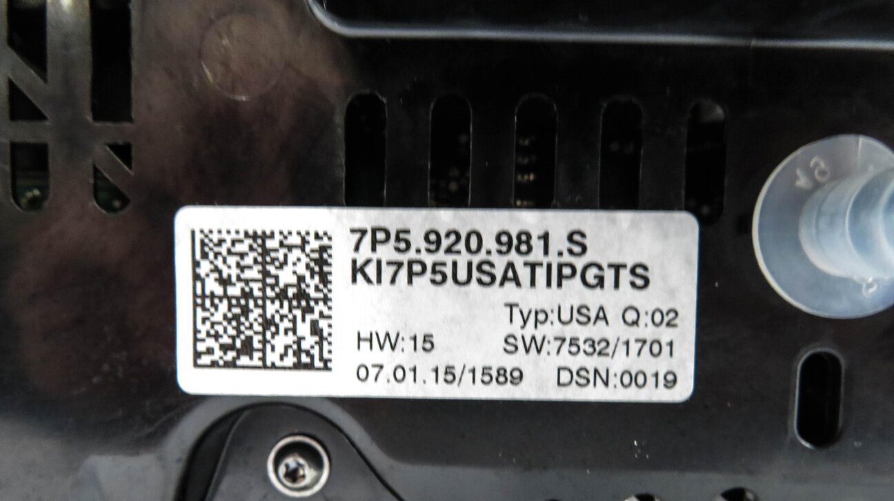 Thumbnail 6: 2013-2016 PORSCHE CAYENNE GTS (958) SPEEDOMETER INSTRUMENT GAUGE CLUSTER (131k)