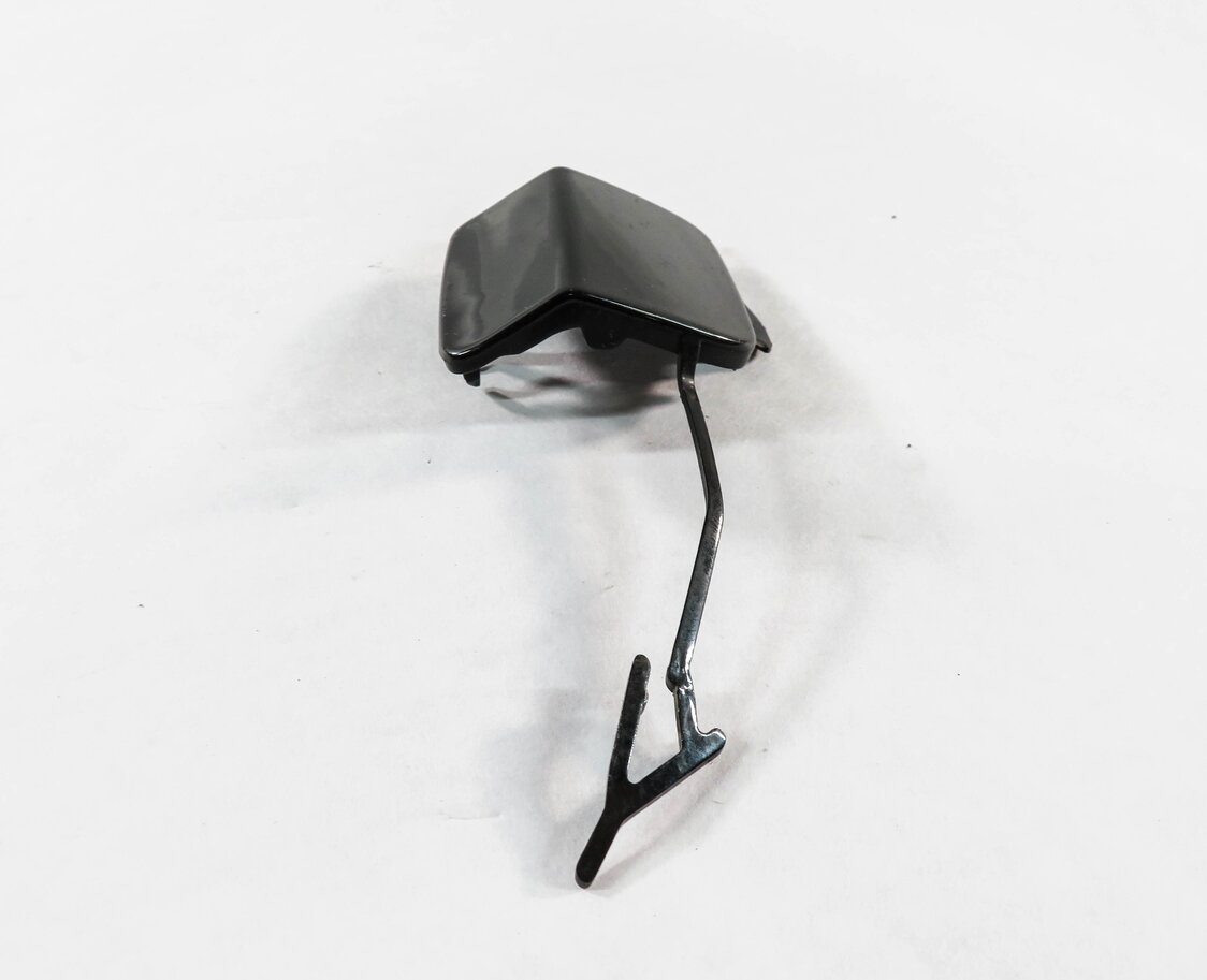 Thumbnail 3: 2016 PORSCHE CAYENNE (958) RIGHT PASSENGER REAR TOW HOOK COVER TRIM (BLACK)