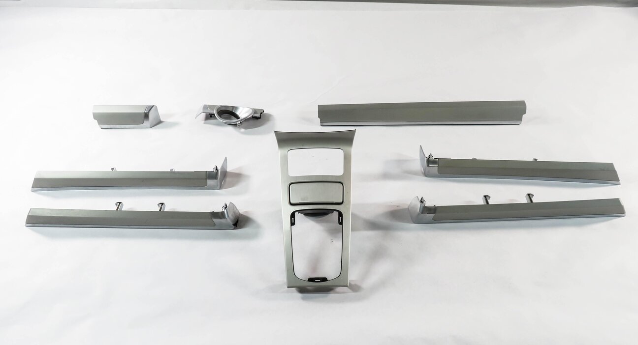2016 PORSCHE CAYENNE (958) DASH DOOR CONSOLE INTERIOR TRIM PANEL SET (SILVER)