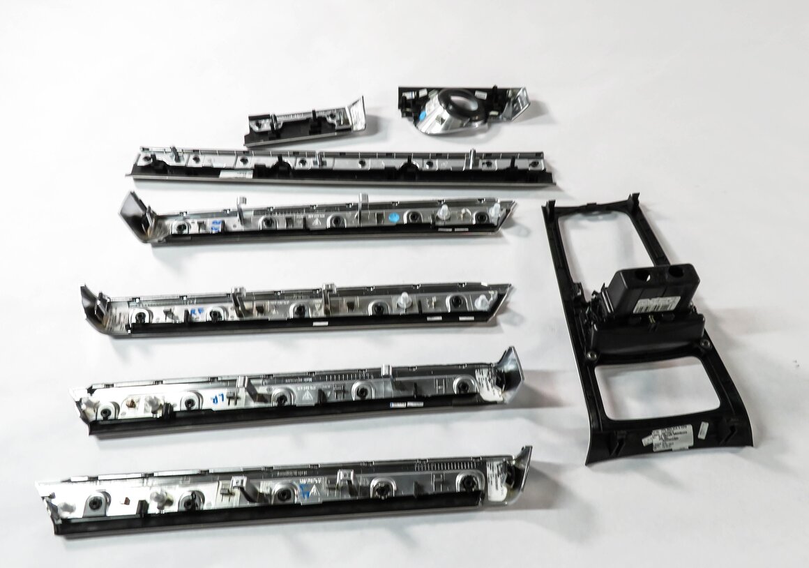 Thumbnail 10: 2016 PORSCHE CAYENNE (958) DASH DOOR CONSOLE INTERIOR TRIM PANEL SET (SILVER)