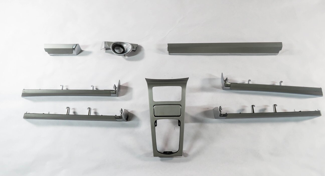 Thumbnail 7: 2016 PORSCHE CAYENNE (958) DASH DOOR CONSOLE INTERIOR TRIM PANEL SET (SILVER)