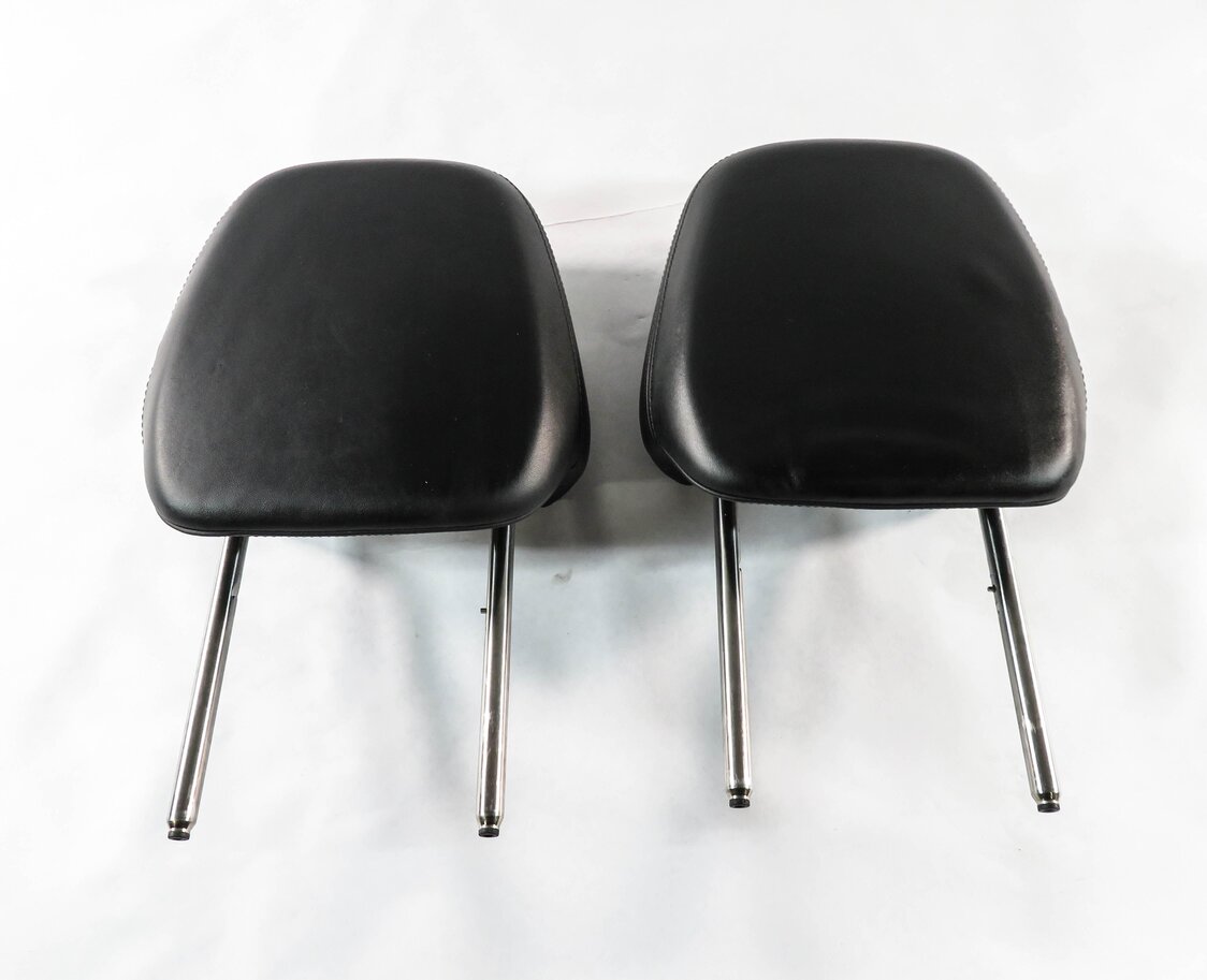Thumbnail 3: 2016 PORSCHE CAYENNE (958) FRONT LEFT & RIGHT SEAT HEADREST SET (BLACK LEATHER)