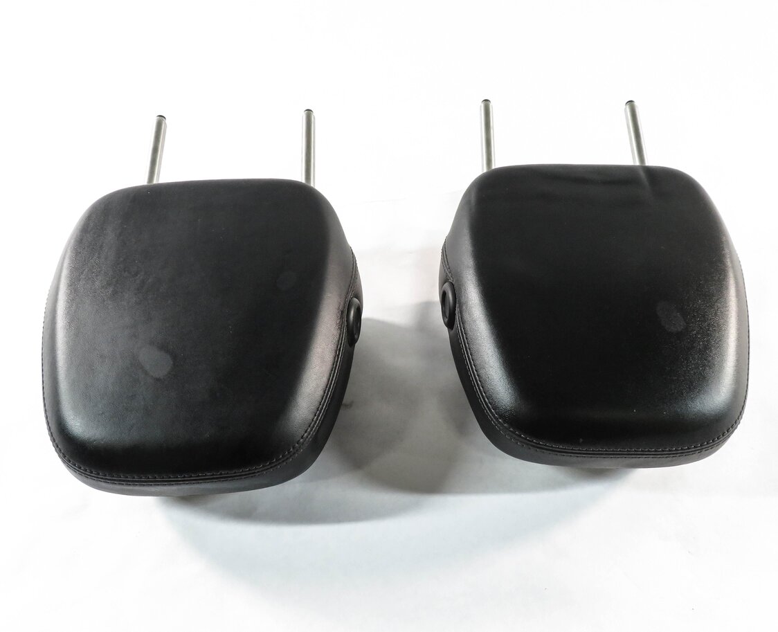 Thumbnail 4: 2016 PORSCHE CAYENNE (958) FRONT LEFT & RIGHT SEAT HEADREST SET (BLACK LEATHER)