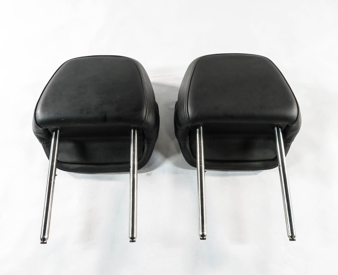 Thumbnail 5: 2016 PORSCHE CAYENNE (958) FRONT LEFT & RIGHT SEAT HEADREST SET (BLACK LEATHER)