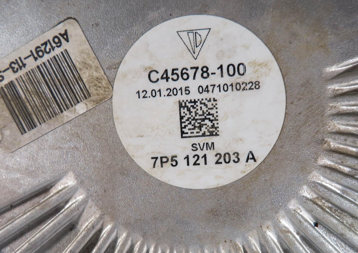 Thumbnail 5: 2015-2018 PORSCHE CAYENNE (958) 3.6L TURBO - RADIATOR COOLING FAN ASSEMBLY