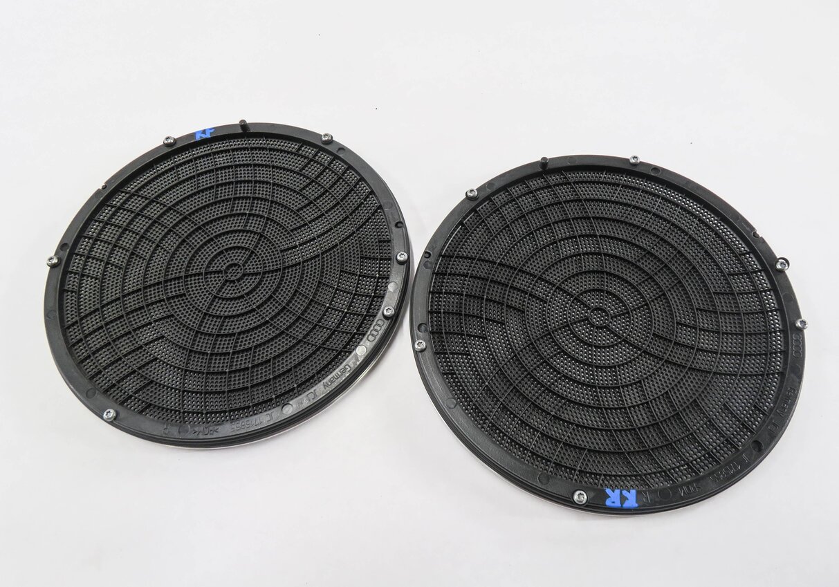 Thumbnail 6: 2012 AUDI Q5 (B8 8R) RADIO STEREO BANG & OLUFSEN SPEAKER GRILLE COVER TRIM SET