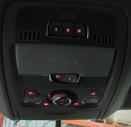 Thumbnail 2: 2012 AUDI Q5 (B8 8R) FRONT DOME LIGHT MAP READING COURTESY LIGHT LAMP (GRAY)