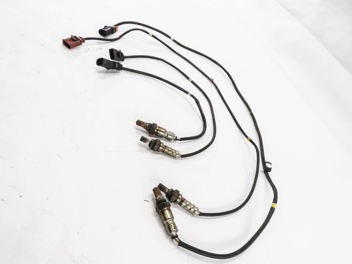 Thumbnail 3: 2013 AUDI Q7 (4L) 3.0L CTWA SUPERCHARGED ENGINE PRE / POST O2 OXYGEN SENSOR SET