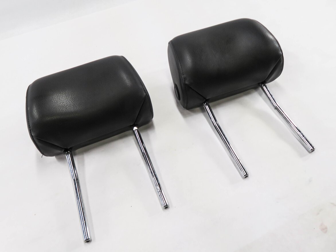 Thumbnail 1: 2013 AUDI Q7 (4L) FRONT LEFT & RIGHT SEAT HEADREST SET-2 (BLACK LEATHER)