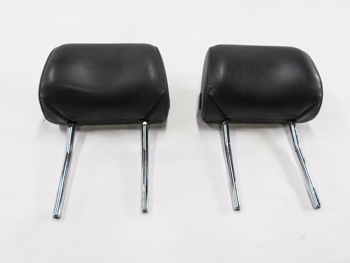 Thumbnail 2: 2013 AUDI Q7 (4L) FRONT LEFT & RIGHT SEAT HEADREST SET-2 (BLACK LEATHER)