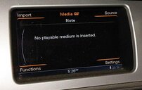 2013-2017 AUDI A5 S5 Q5 Q7 (4L B8 8T 8R) GPS NAVIGATION MEDIA DISPLAY SCREEN 7"