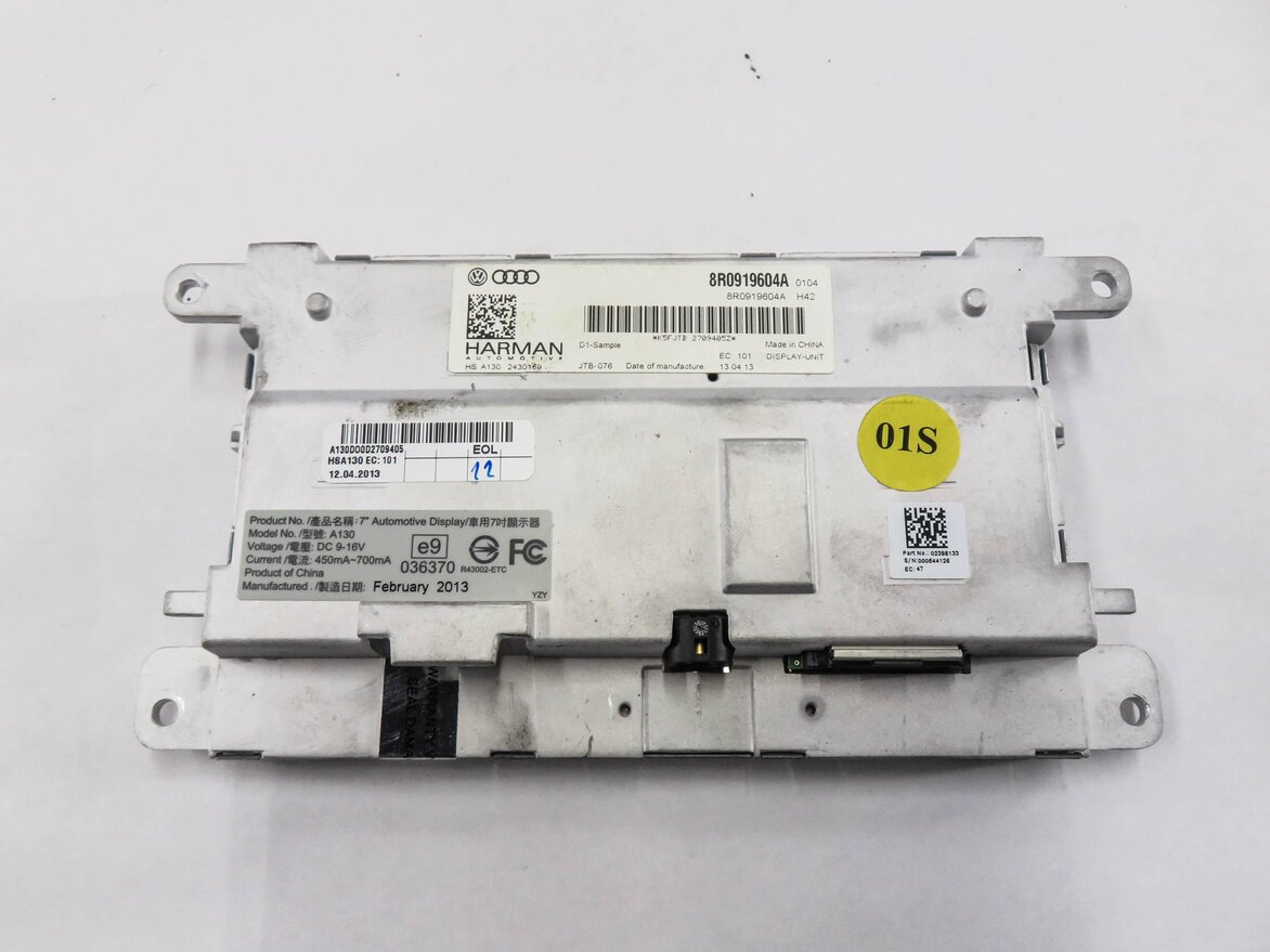 Thumbnail 7: 2013-2017 AUDI A5 S5 Q5 Q7 (4L B8 8T 8R) GPS NAVIGATION MEDIA DISPLAY SCREEN 7"
