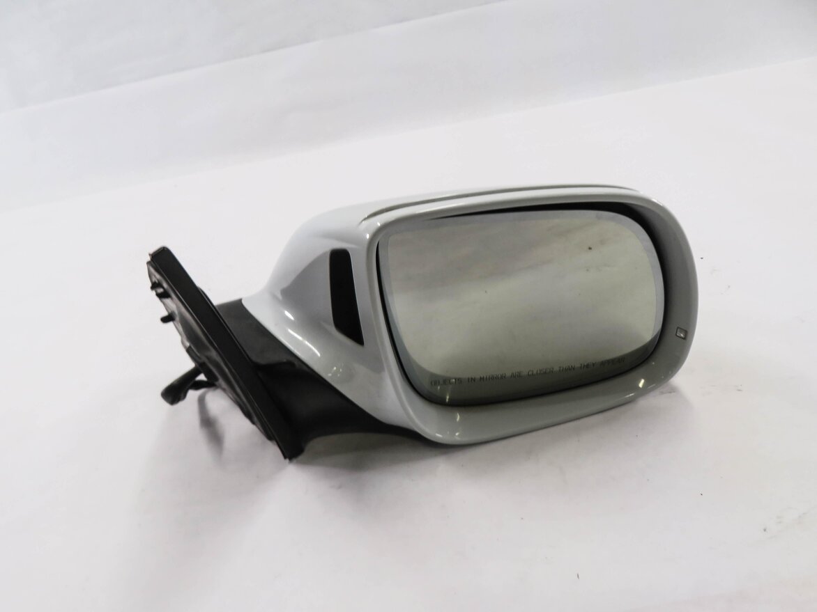 2013-2015 AUDI Q7 (4L) RIGHT PASSENGER P-FOLD BLIND SPOT DOOR MIRROR (WHITE 2Y)