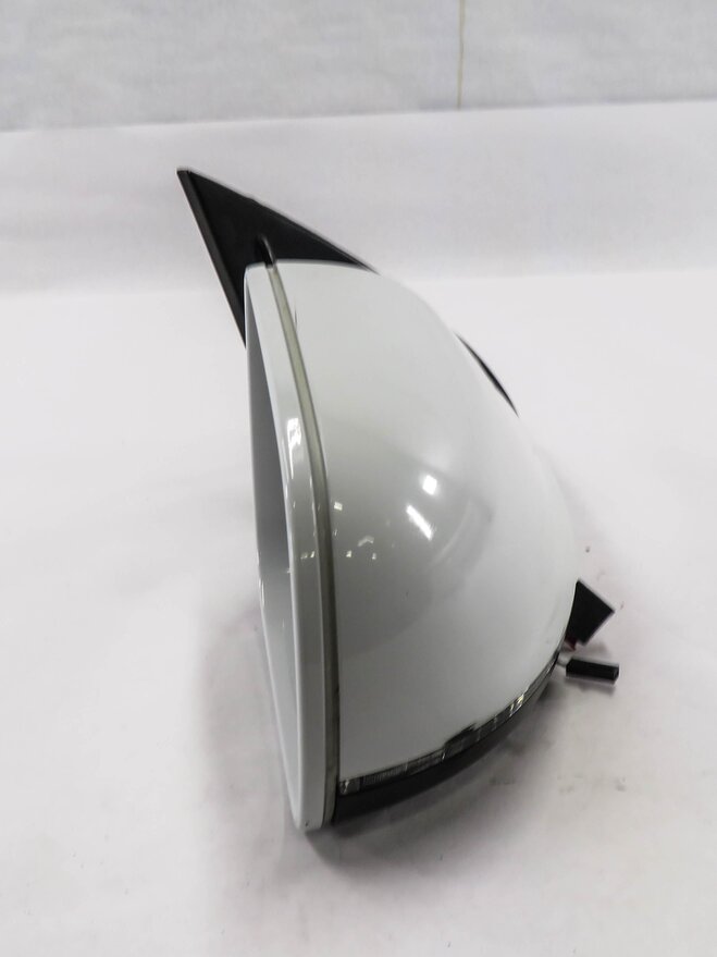 Thumbnail 5: 2013-2015 AUDI Q7 (4L) RIGHT PASSENGER P-FOLD BLIND SPOT DOOR MIRROR (WHITE 2Y)
