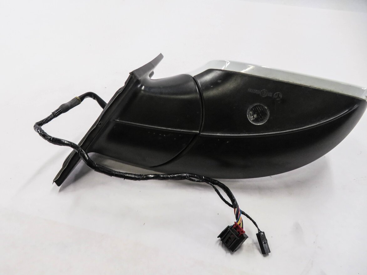 Thumbnail 7: 2013-2015 AUDI Q7 (4L) RIGHT PASSENGER P-FOLD BLIND SPOT DOOR MIRROR (WHITE 2Y)