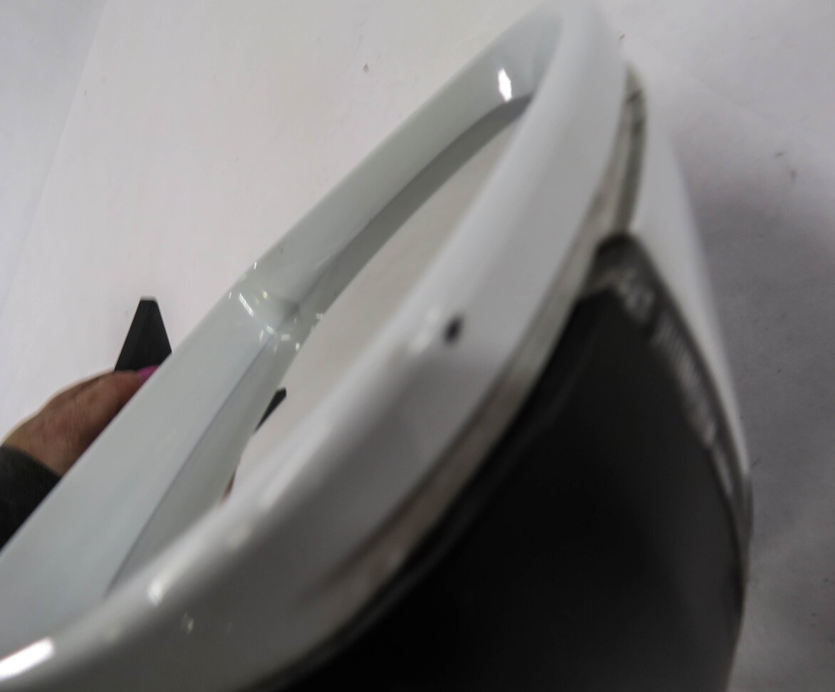 Thumbnail 8: 2013-2015 AUDI Q7 (4L) RIGHT PASSENGER P-FOLD BLIND SPOT DOOR MIRROR (WHITE 2Y)