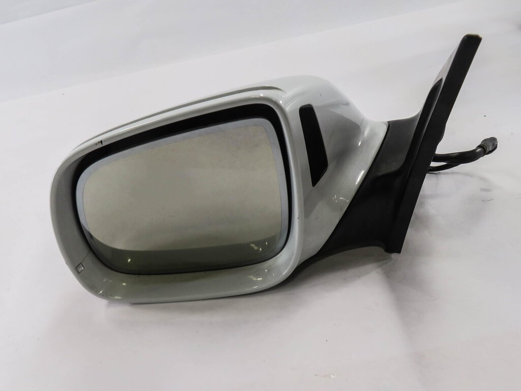2013-2015 AUDI Q7 (4L) LEFT DRIVER P-FOLD BLIND SPOT DOOR MIRROR (WHITE 2Y)