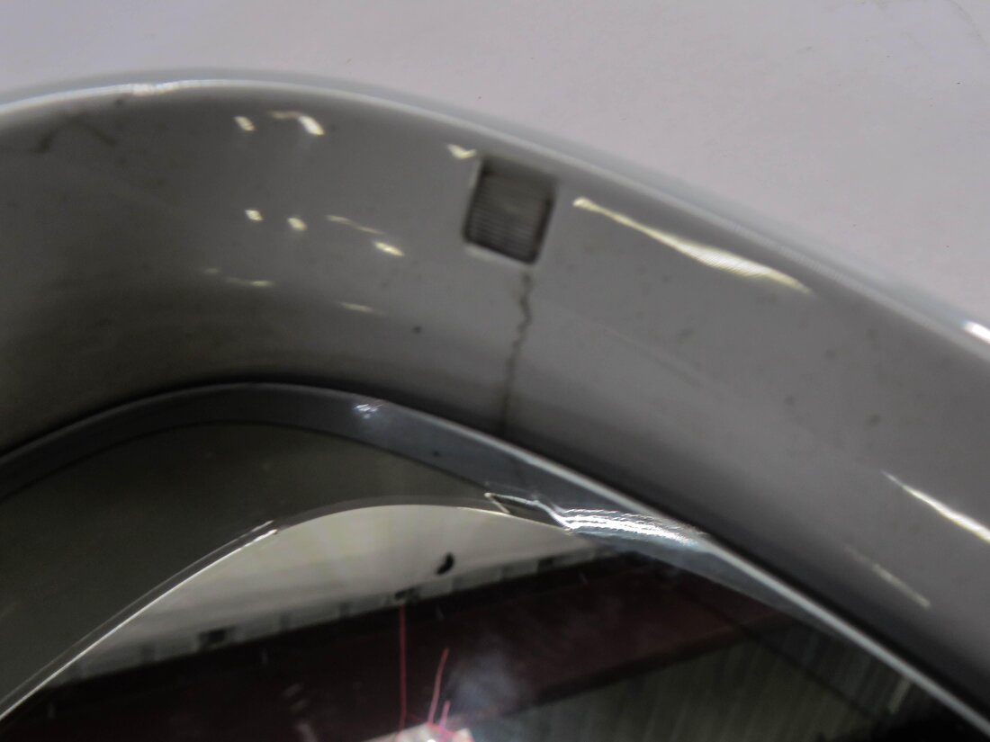 Thumbnail 9: 2013-2015 AUDI Q7 (4L) LEFT DRIVER P-FOLD BLIND SPOT DOOR MIRROR (WHITE 2Y)