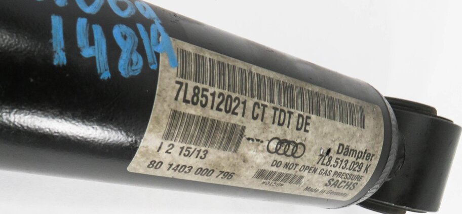 Thumbnail 7: 2007-2015 AUDI Q7 (4L) REAR LEFT & RIGHT SHOCK STRUT SET-2 (COMFORT SUSPENSION)