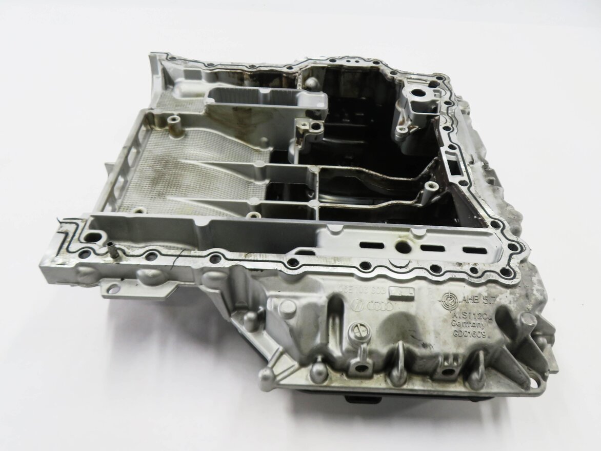 Thumbnail 2: 2013 AUDI Q7 (4L) 3.0L CTWA SUPERCHARGED ENGINE - UPPER & LOWER OIL PAN ASSEMBLY
