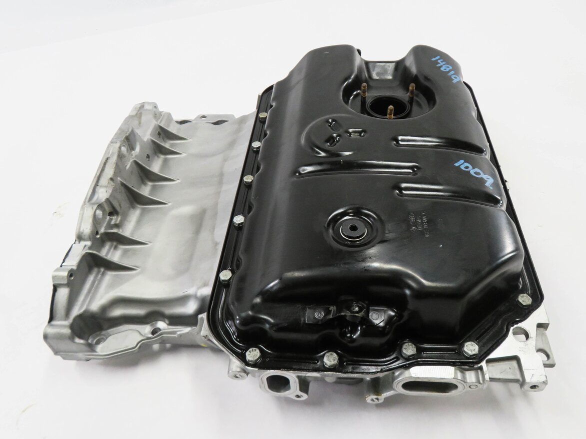 Thumbnail 7: 2013 AUDI Q7 (4L) 3.0L CTWA SUPERCHARGED ENGINE - UPPER & LOWER OIL PAN ASSEMBLY