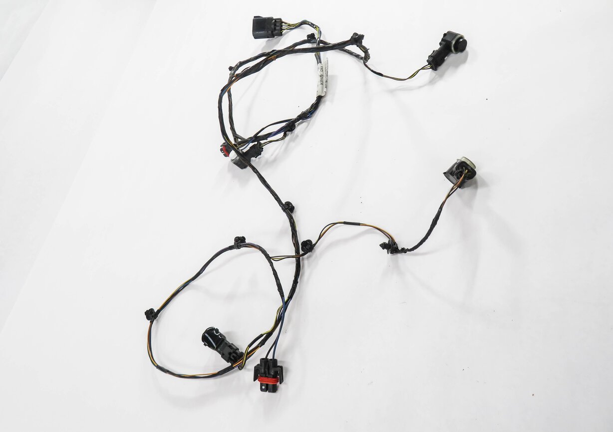 Thumbnail 3: 2012 RANGE ROVER SPORT (L320) FRONT PDC PARK SENSOR SET w/ HARNESSS (WHITE)