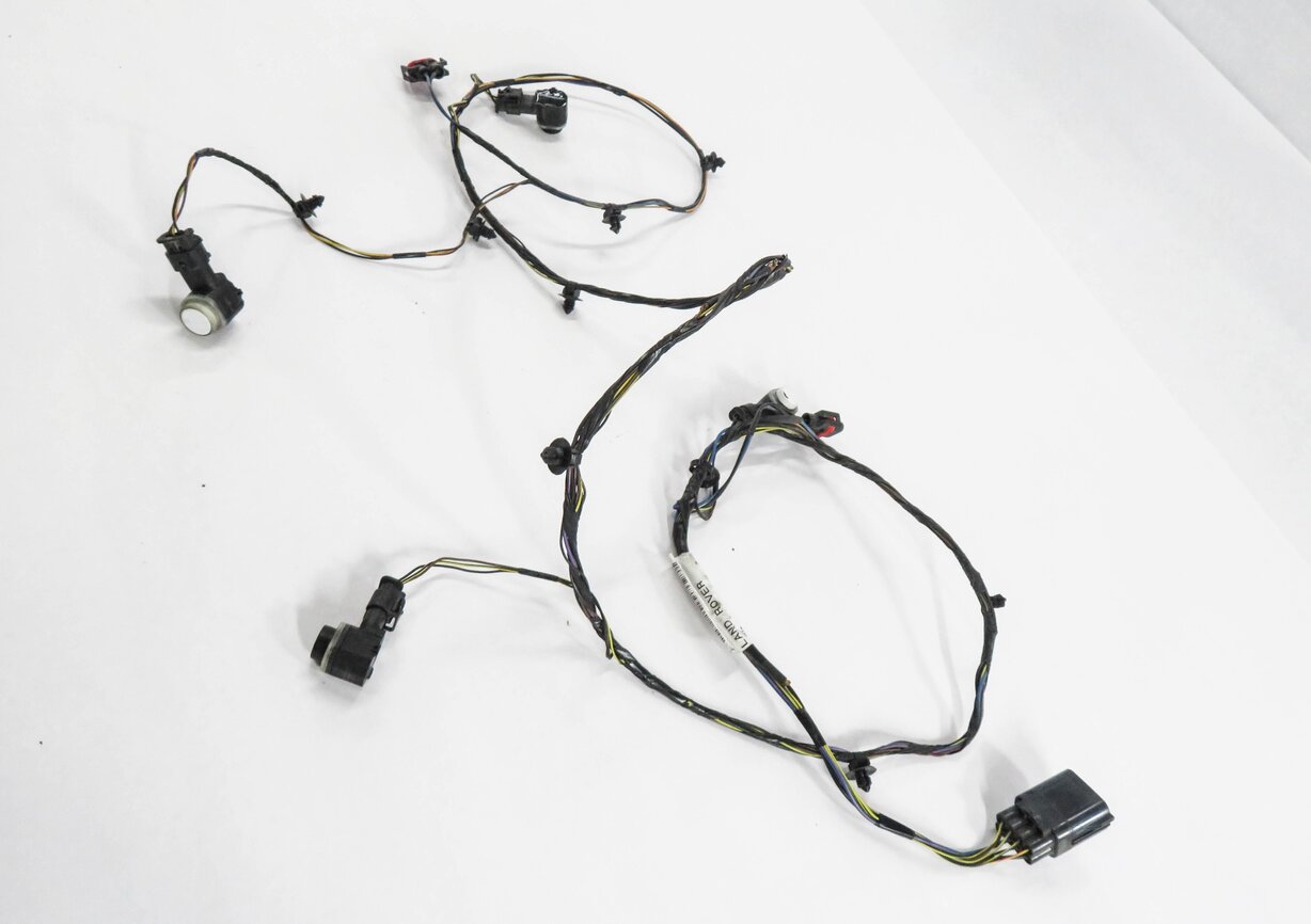 Thumbnail 4: 2012 RANGE ROVER SPORT (L320) FRONT PDC PARK SENSOR SET w/ HARNESSS (WHITE)