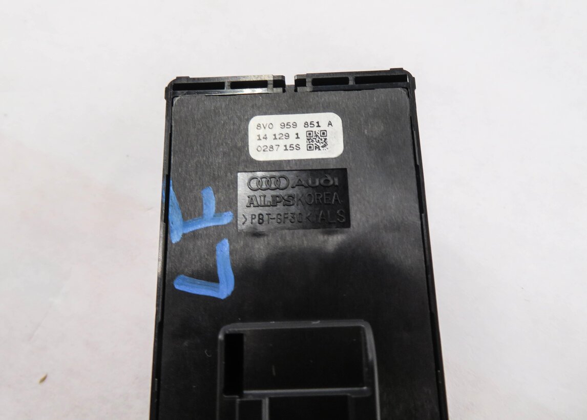 Thumbnail 6: 2015-2017 AUDI A3 S3 (8V) LEFT FRONT DRIVER DOOR MASTER POWER WINDOW SWITCH
