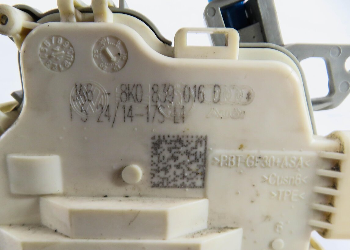 Thumbnail 5: 10-18 AUDI A3 A4 A8 Q3 Q5 S3 S4 SQ5 S8 RIGHT SIDE REAR DOOR LOCK LATCH ACTUATOR