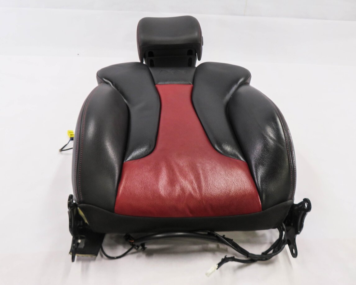 2015 AUDI S3 (8V) DRIVER - UPPER TOP HEATED SEAT CUSHION (RED & BLACK)