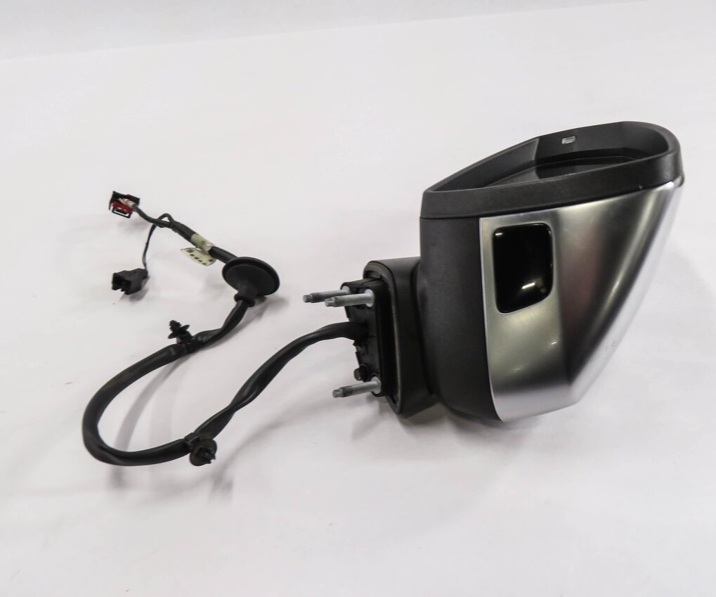 Thumbnail 4: 2015-2018 AUDI A3 S3 (8V) LEFT - HEATED MEMORY BLIND SPOT DOOR MIRROR (ALUMINUM)