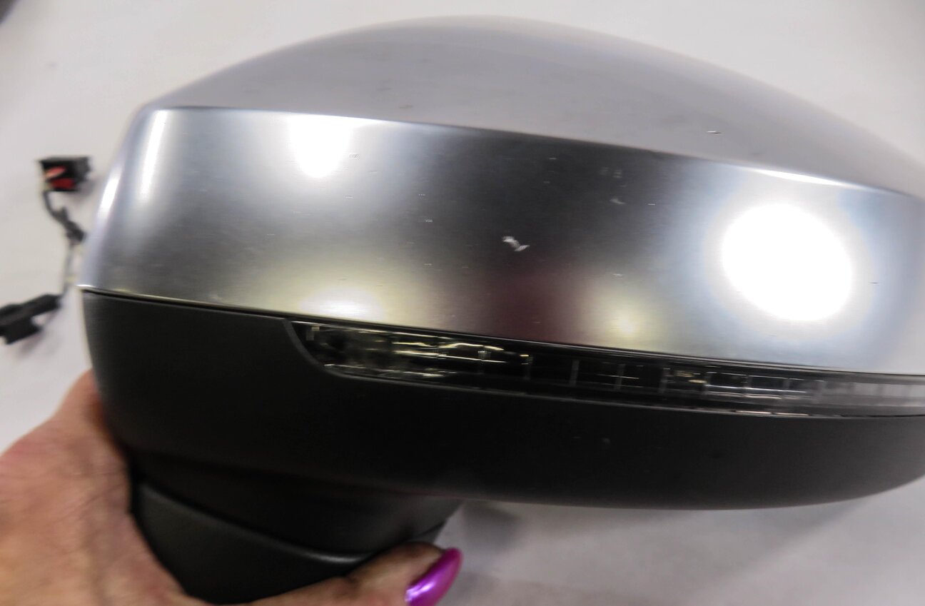 Thumbnail 7: 2015-2018 AUDI A3 S3 (8V) LEFT - HEATED MEMORY BLIND SPOT DOOR MIRROR (ALUMINUM)