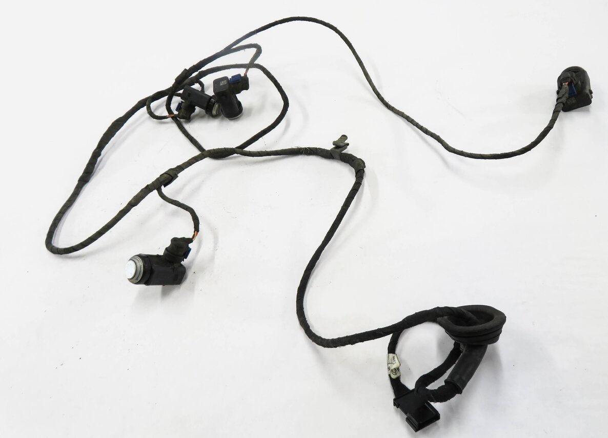 Thumbnail 5: 2008 MERCEDES GL550 (X164) REAR PDC PARK DISTANCE SENSOR SET w/ HARNESS (SILVER)