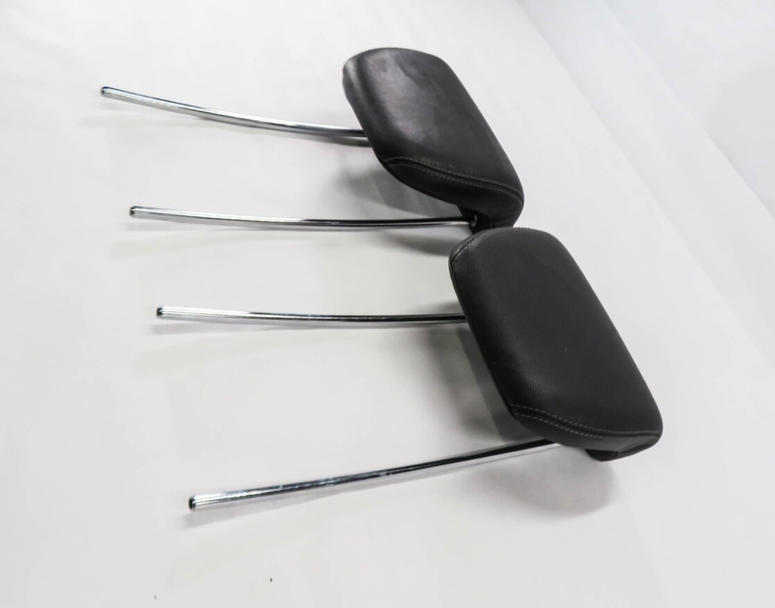 Thumbnail 3: 2008 MERCEDES GL550 (X164) REAR 3rd THIRD ROW SEAT HEADREST SET (BLACK LEATHER)
