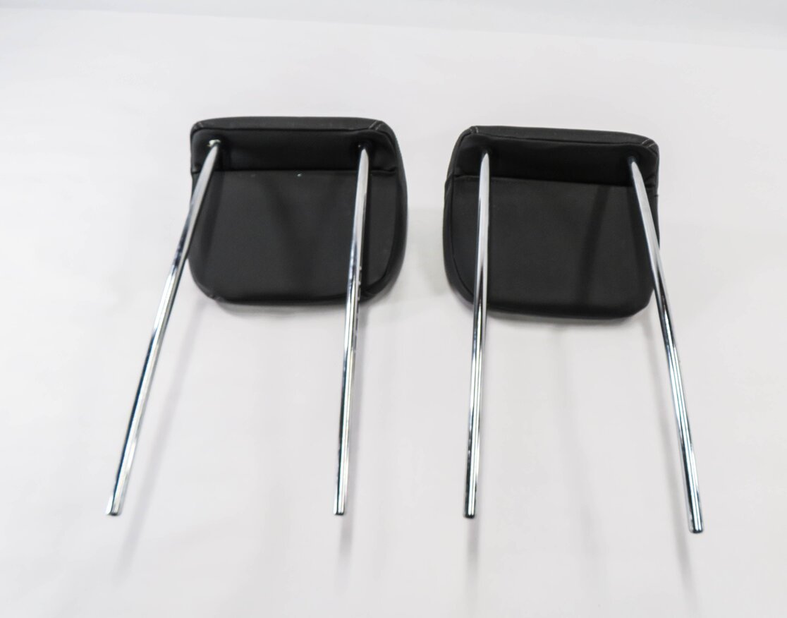 Thumbnail 7: 2008 MERCEDES GL550 (X164) REAR 3rd THIRD ROW SEAT HEADREST SET (BLACK LEATHER)