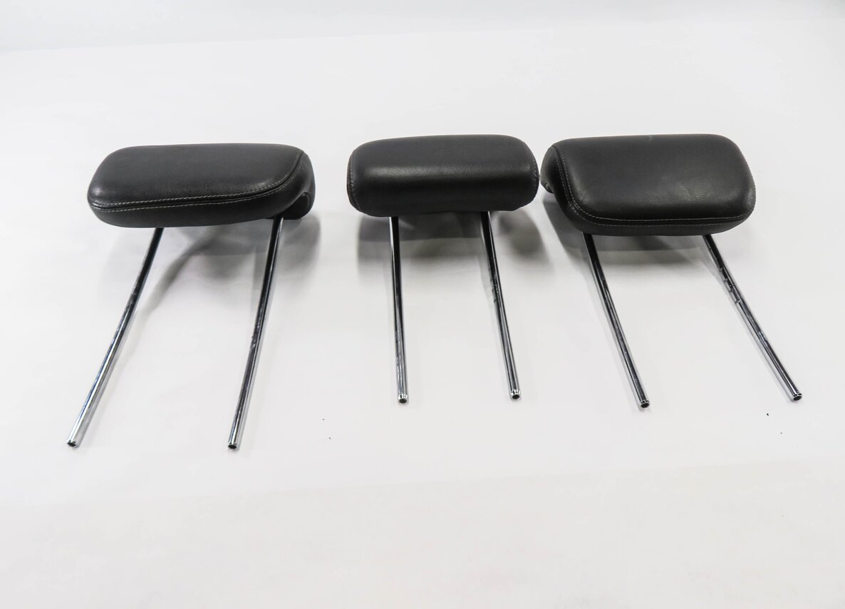 Thumbnail 2: 2008 MERCEDES GL550 (X164) REAR 2nd SECOND ROW SEAT HEADREST SET (BLACK LEATHER)