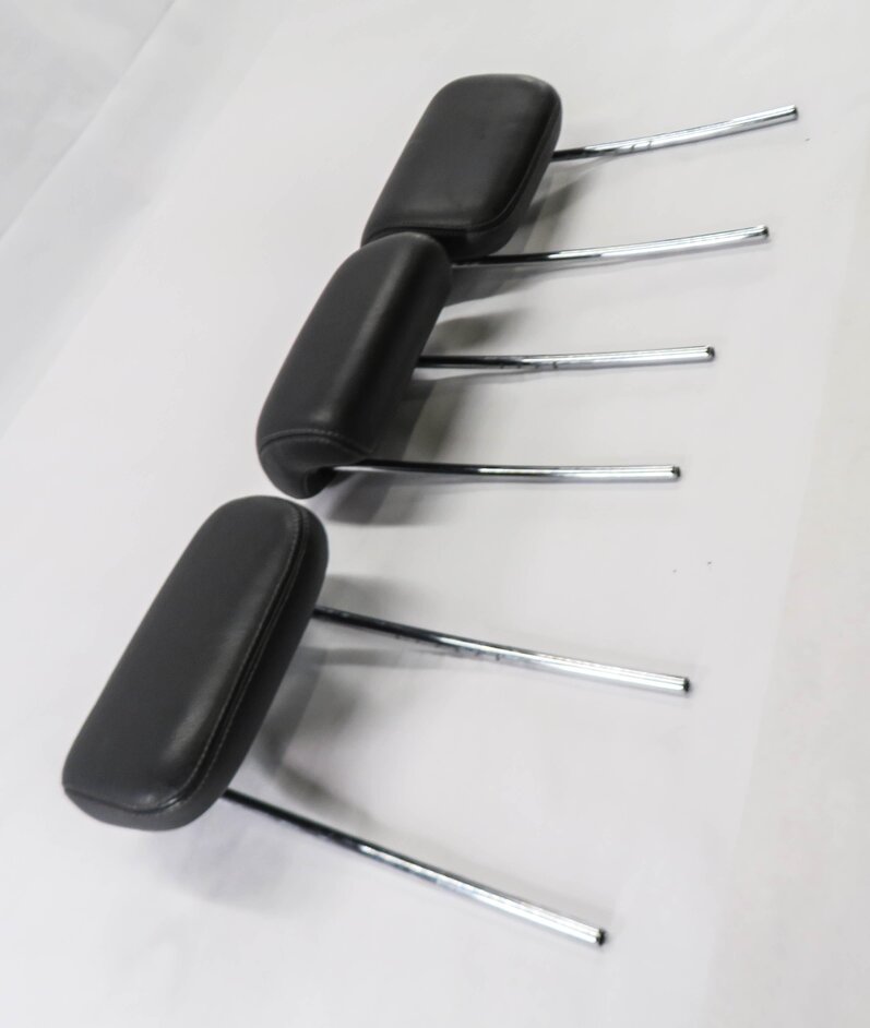 Thumbnail 3: 2008 MERCEDES GL550 (X164) REAR 2nd SECOND ROW SEAT HEADREST SET (BLACK LEATHER)