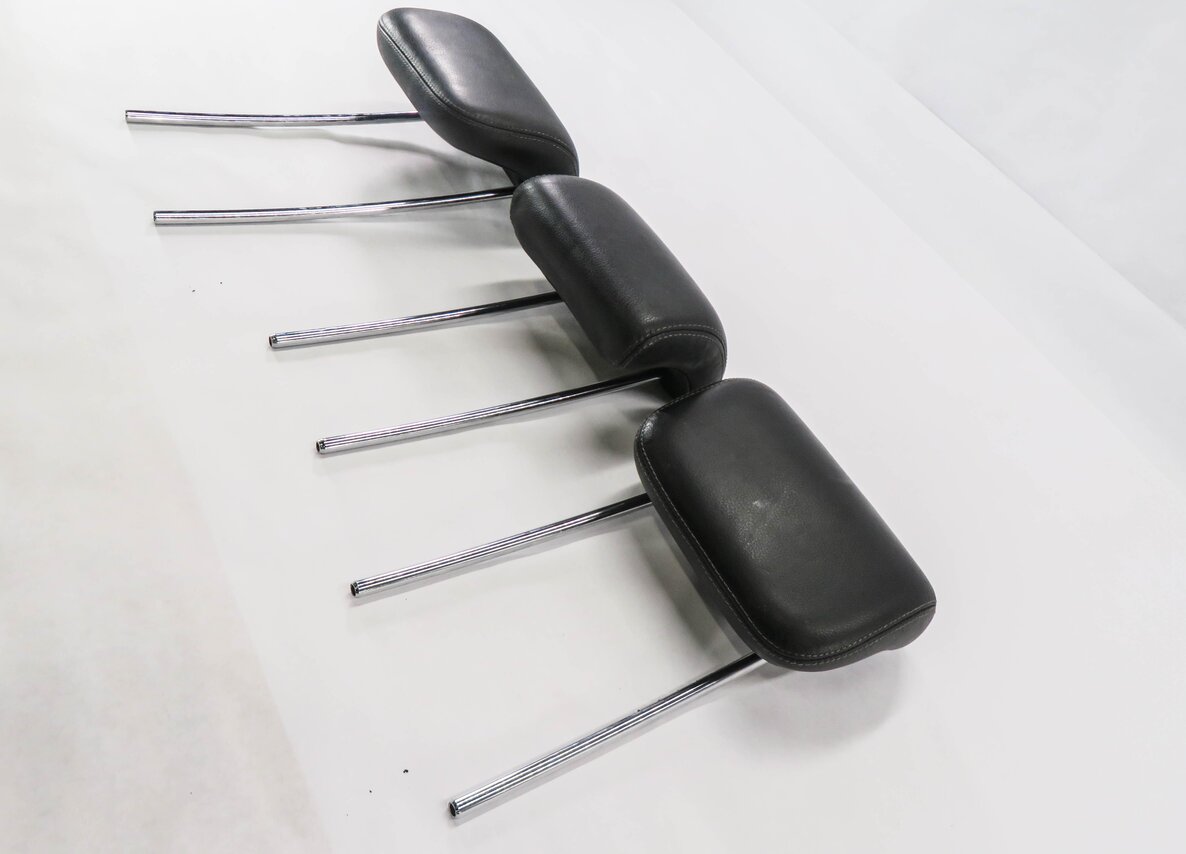 Thumbnail 4: 2008 MERCEDES GL550 (X164) REAR 2nd SECOND ROW SEAT HEADREST SET (BLACK LEATHER)