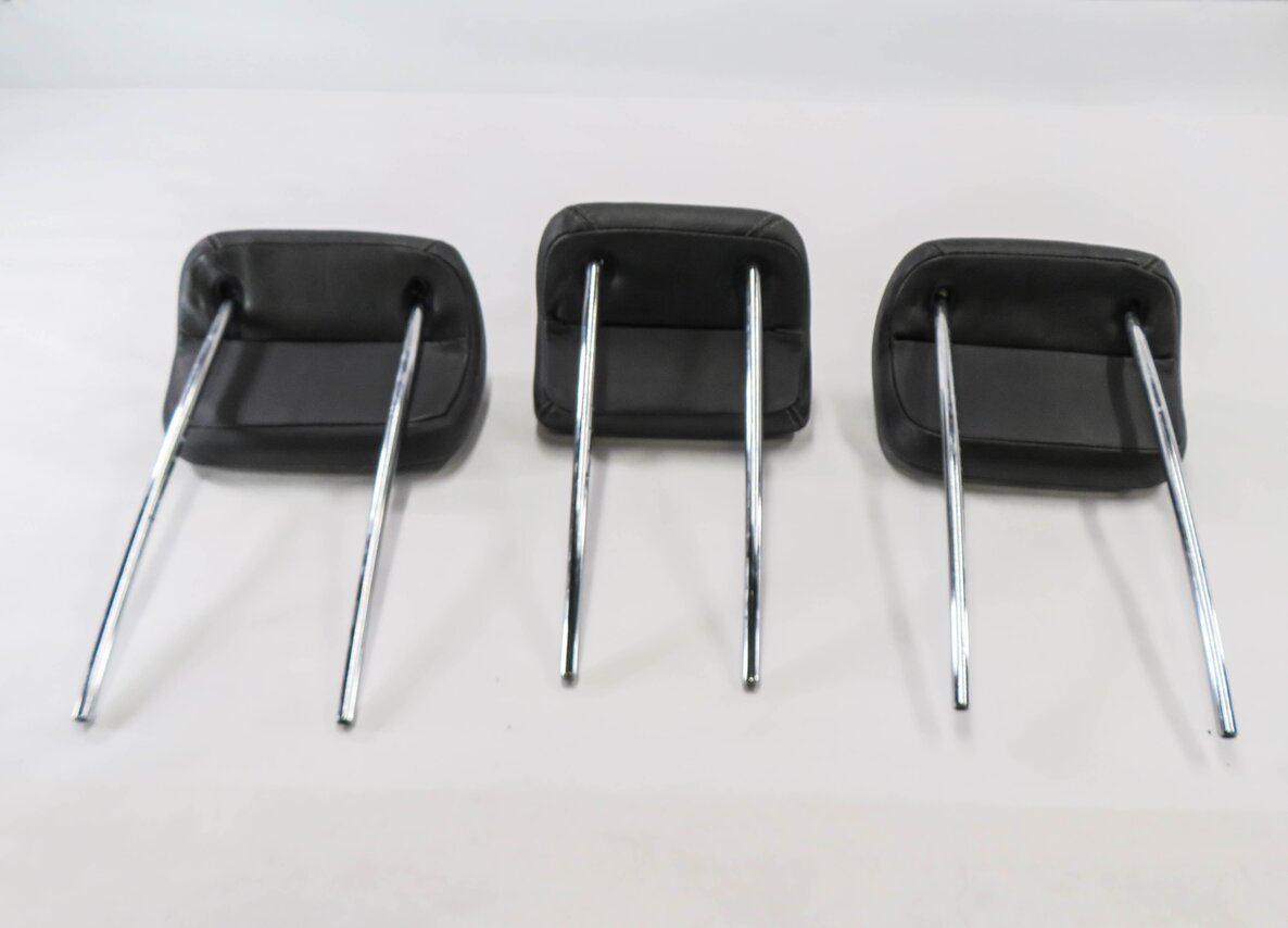 Thumbnail 7: 2008 MERCEDES GL550 (X164) REAR 2nd SECOND ROW SEAT HEADREST SET (BLACK LEATHER)