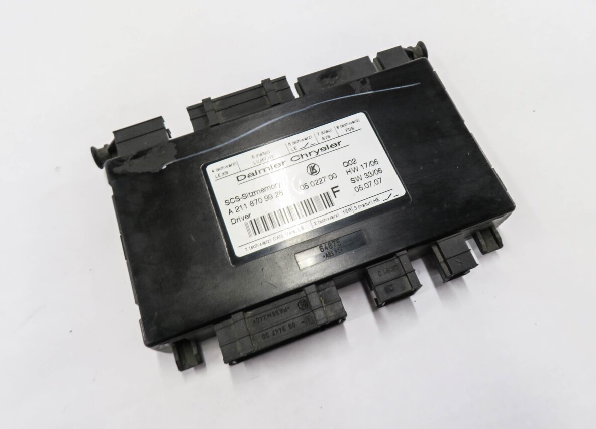 2008 MERCEDES GL550 (X164) LEFT FRONT DRIVER SEAT CONTROL MODULE