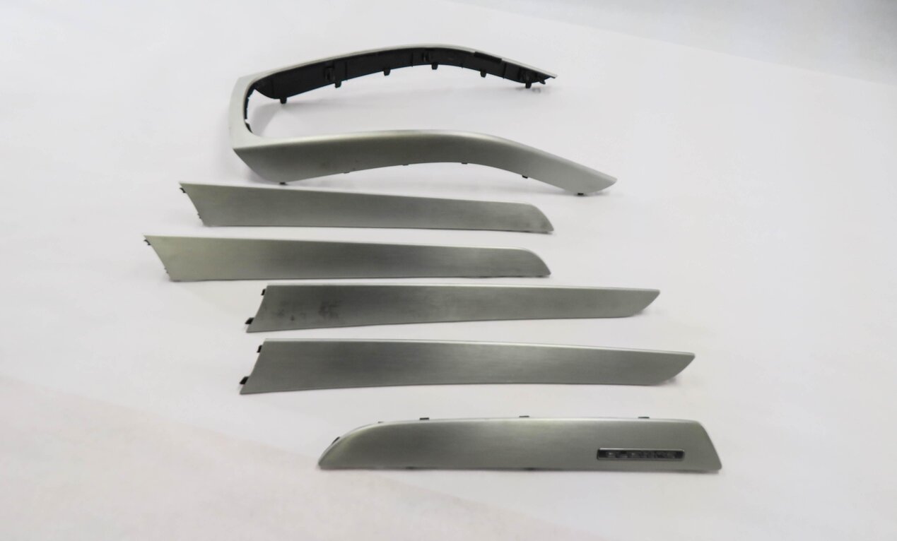 Thumbnail 2: 2013 AUDI S4 (B8 8K) DASH DOOR CONSOLE TRIM SET (BRUSHED ALUMINUM)