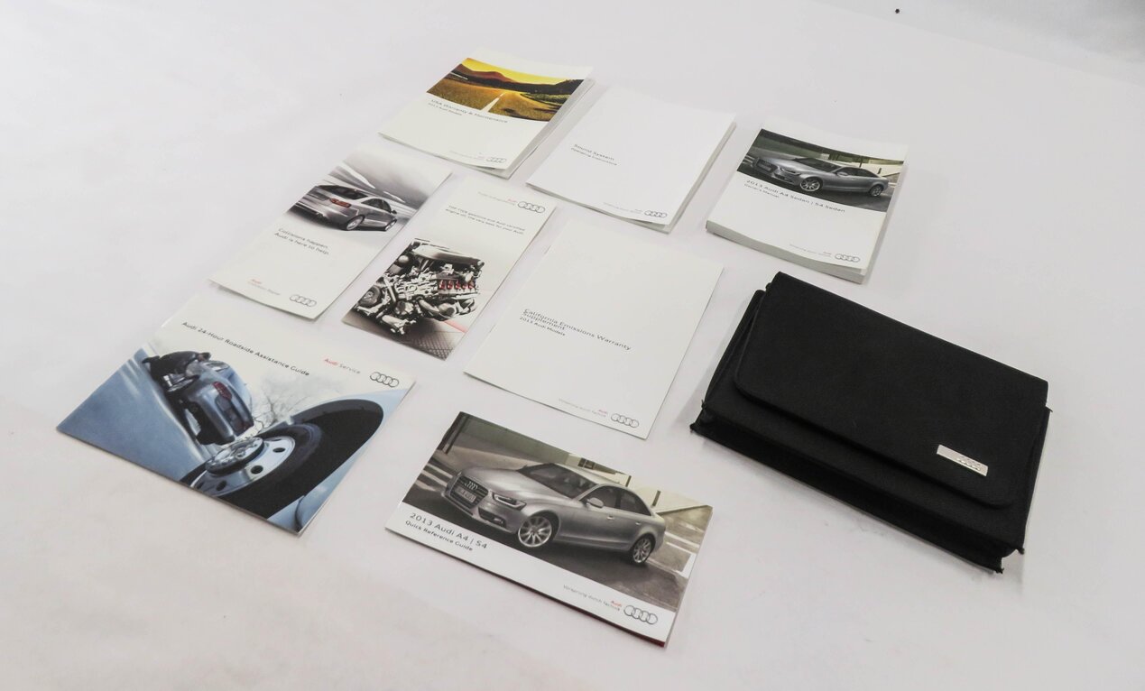 Thumbnail 2: 2013 AUDI S4 (B8 8K) OWNERS MANUAL BOOK BOOKLET GUIDE SET w/ CASE