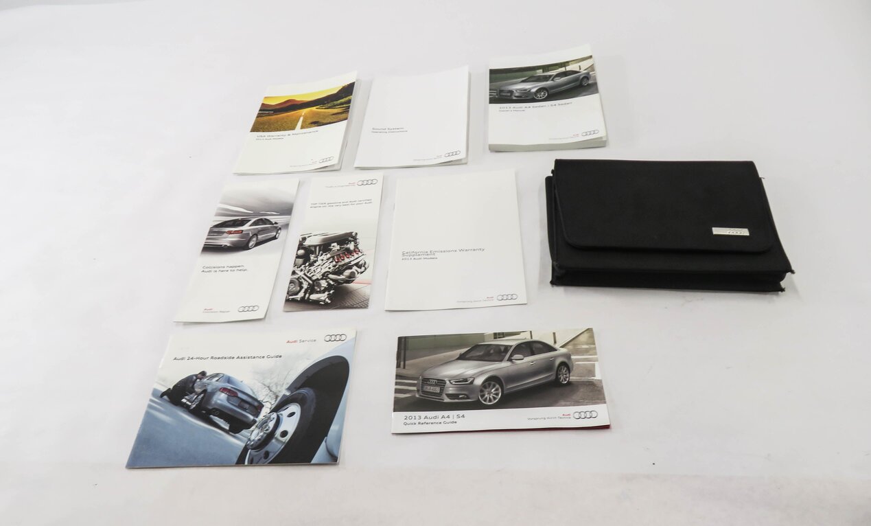 Thumbnail 3: 2013 AUDI S4 (B8 8K) OWNERS MANUAL BOOK BOOKLET GUIDE SET w/ CASE