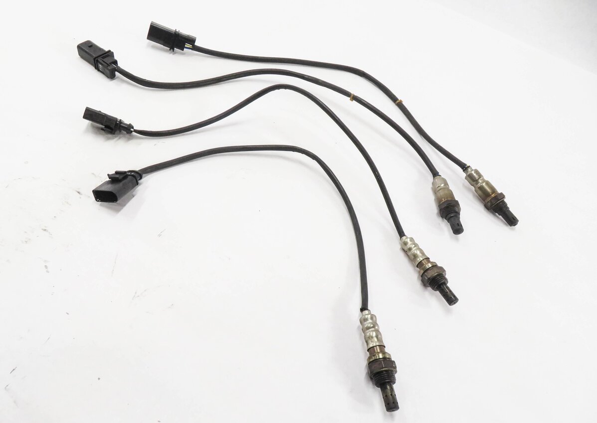 2013 AUDI S4 (B8 8K) 3.0L CGXC TURBO ENGINE- O2 OXYGEN LAMBDA PROBE SENSOR SET