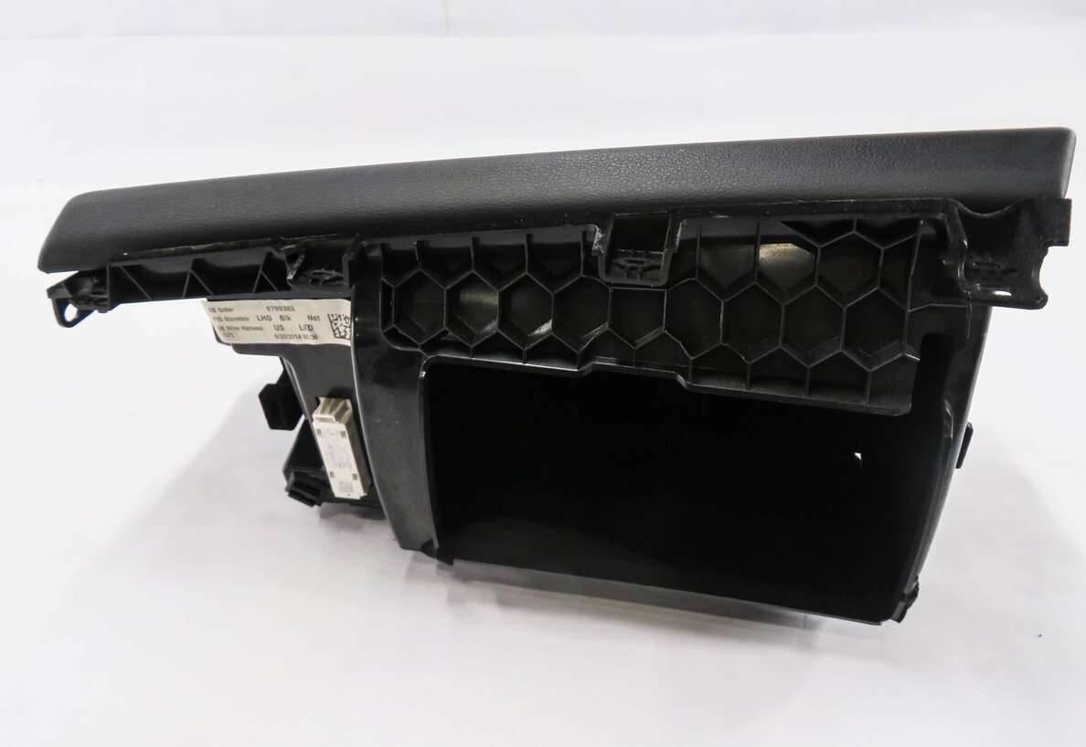 Thumbnail 4: 2014-2019 BMW X5 X6 (F15 F16) GLOVE BOX STORAGE COMPARTMENT ASSEMBLY (BLACK)