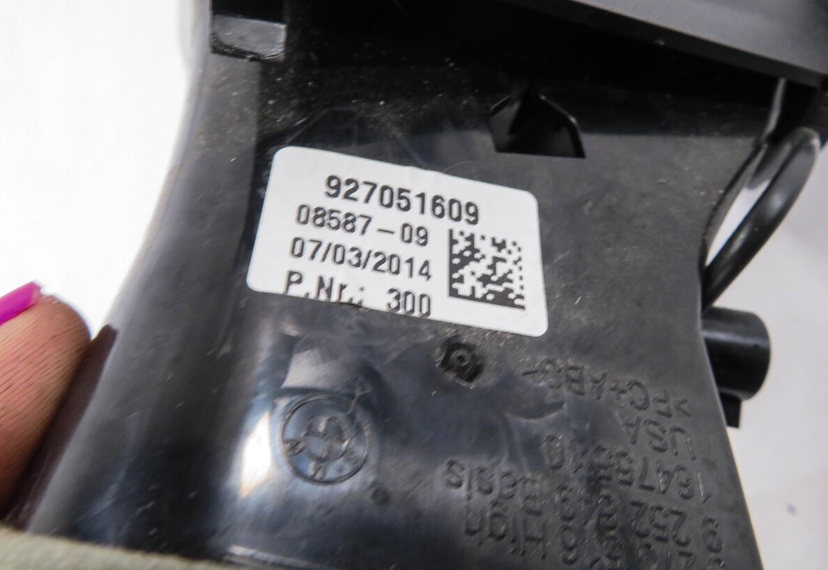 Thumbnail 5: 2015 BMW X5 (F15) LEFT FRONT DRIVER DASH HEATER A/C AIR VENT